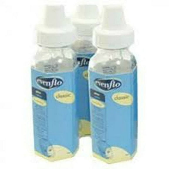 Evenflo 3 Pack Classic Glass Bottle, 8-Ounce