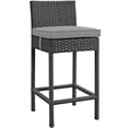thumbnail image 2 of Sojourn 5 Piece Outdoor Patio SunbrellaÂ® Pub Set Canvas Gray, 2 of 2