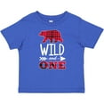 thumbnail image 3 of Inktastic Plaid Bear Wild and 1 with Arrow Boys or Girls Baby T-Shirt, 3 of 5