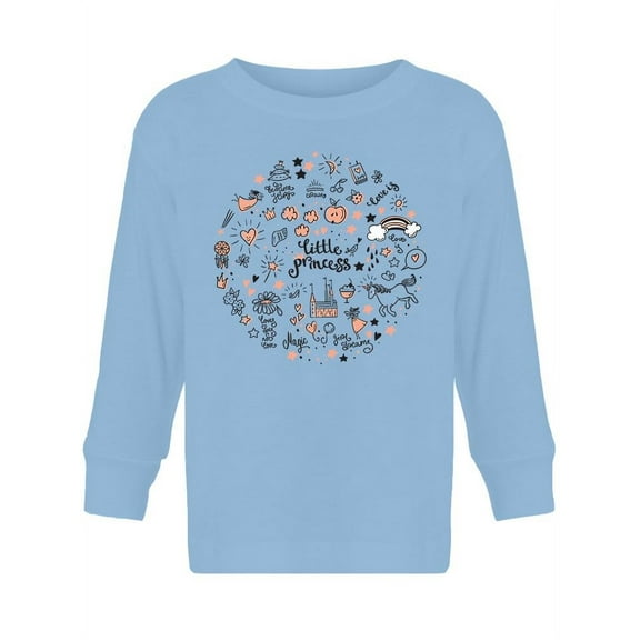Little Princes Cute Doodles. Long Sleeve Toddler -Image by Shutterstock,  4 Toddler