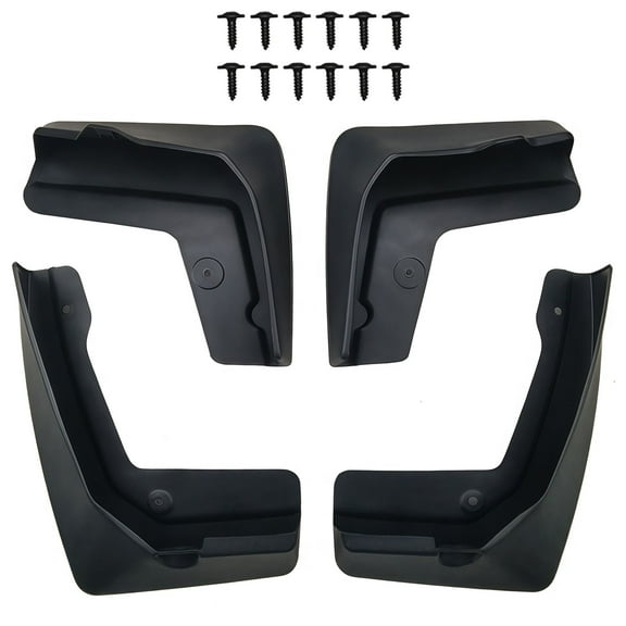 Mud Guards For Cadillac XT5 2017-2025, Splash Guards Molded Front & Rear Set-Black