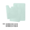 thumbnail image 3 of yulier 3 Piece Bathroom Rug Set, Super Soft Absorbent Velvet Toilet Bath Mat Set, Bath Rugs and U-Shaped Contour Toilet Rug, Non Slip Quick Dry Machine Washable, 3 of 4