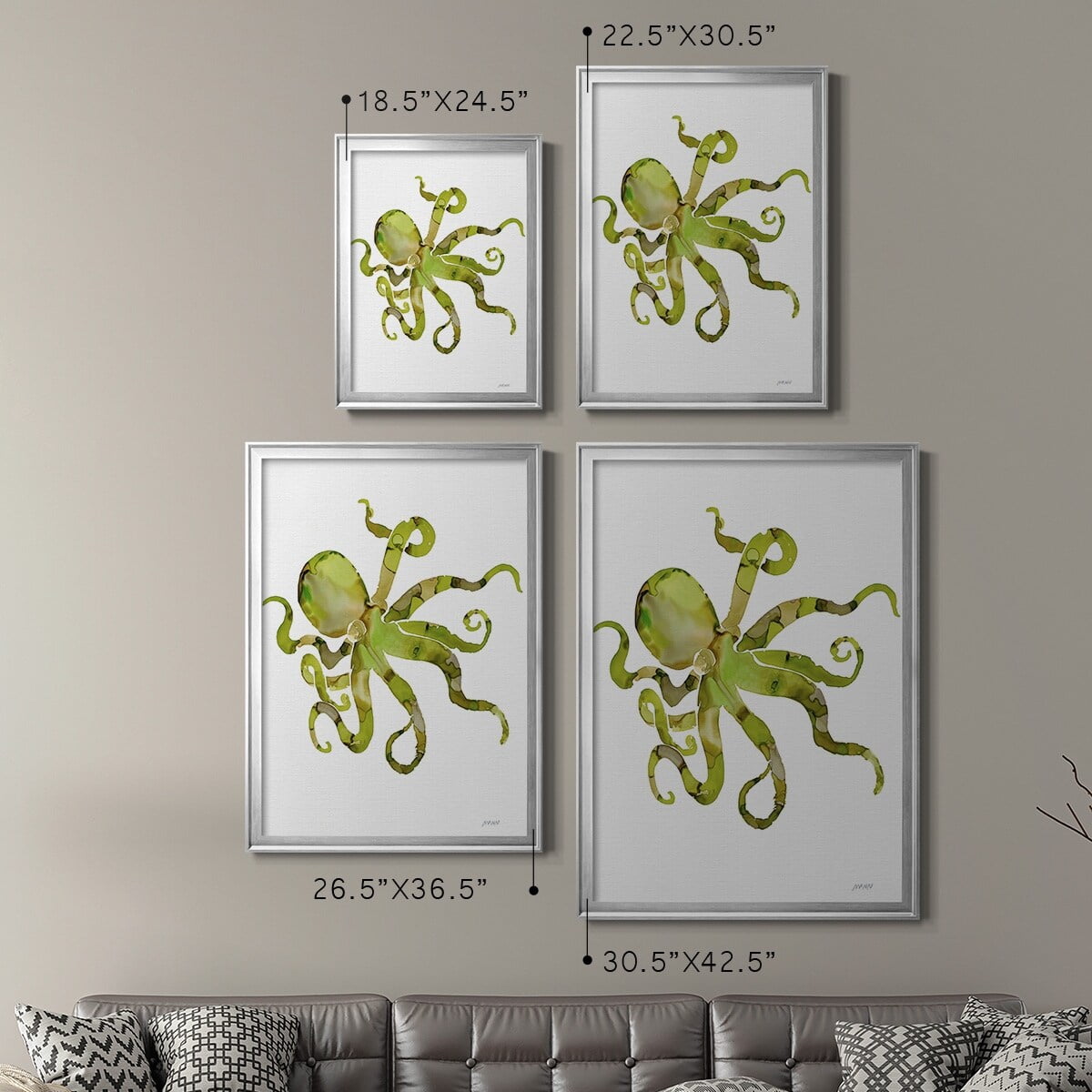 Rain in The City I Premium Framed Print - Ready to Hang