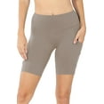 thumbnail image 3 of Womens High Waist Workout Biker Running Yoga Shorts w Pockets, 3 of 6
