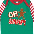 thumbnail image 4 of Inktastic Oh Snapbroken Gingerbread Boys or Girls Long Sleeve Baby Bodysuit, 4 of 5