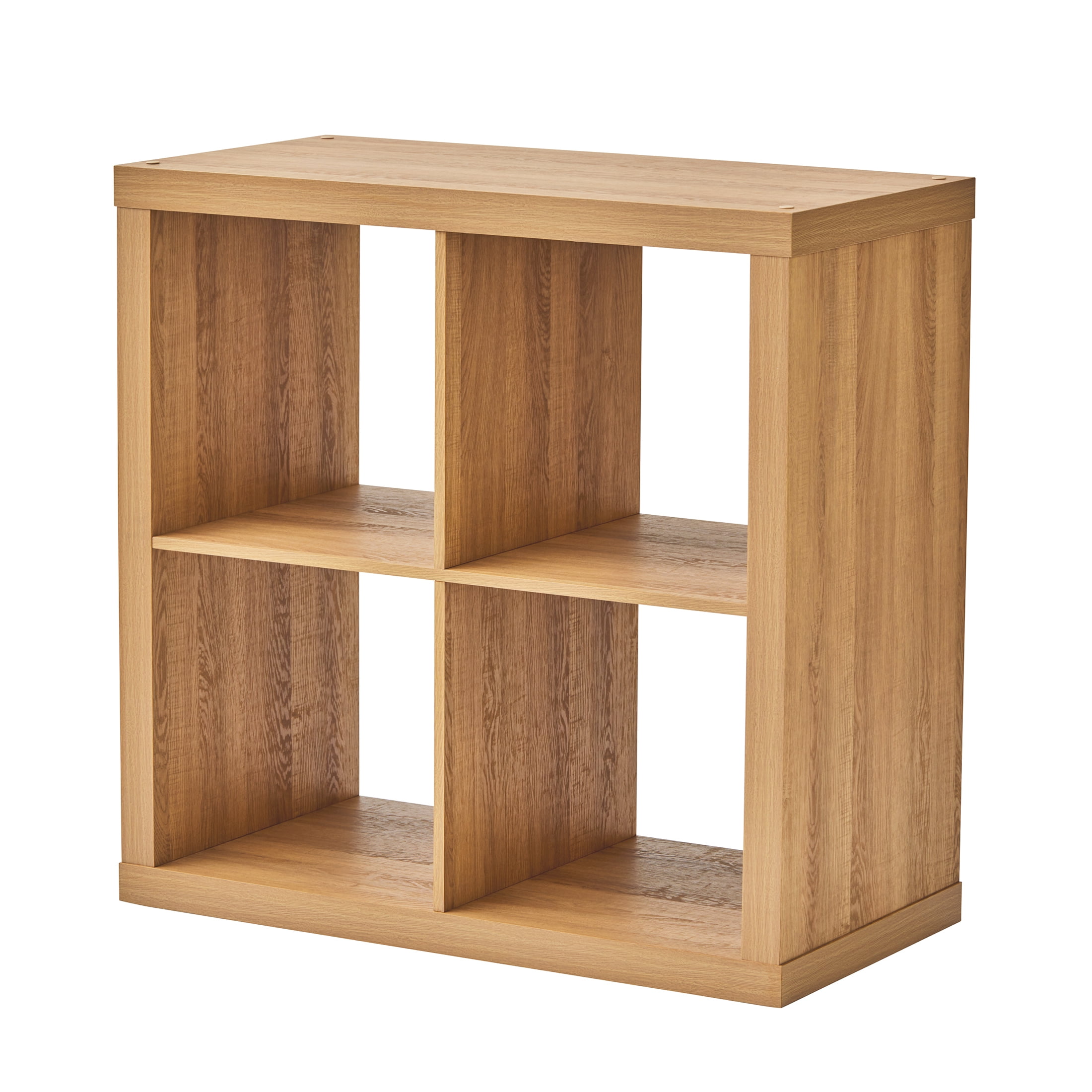 Better Homes & Gardens 4Cube Storage Organizer, Light Honey  (图3)