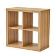thumbnail image 4 of Better Homes & Gardens 4 Cube Storage Organizer, Light Honey, 4 of 9