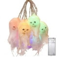 thumbnail image 2 of Deeceymbur Halloween 98.4in LED Lantern String Skull Lamp 10 Pcs Lighting Holiday Decor, 2 of 9