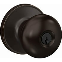 J Series Stratus Keyed Door Knob Finish: Aged Bronze