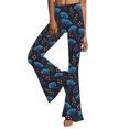 thumbnail image 2 of Pantalones Acampanados de Yoga Deportivos Con Estampado de Cintura Elástica Y Cintura Alta Para Mujer Odeerbi ODB-6, 2 of 6