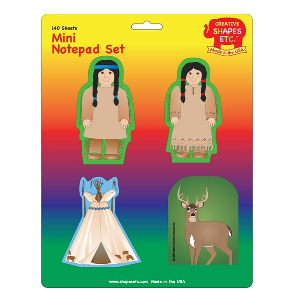 Mini Notepad Set - Native American