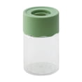 thumbnail image 2 of Clear Hydroponic Plant Pot for Indoor Plants, Transparent Plastic Flower Pot with Water Level Monitoring, Modern Planter A#007 Green, 2 of 5
