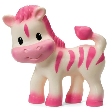 UPC: 0773554068603 | Infantino Squeeze & Teethe Baby Teething Toy 6-12 Months Unisex P)ink Zebra