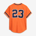thumbnail image 3 of Men's Mitchell & Ness Kirk Gibson Orange Detroit Tigers Cooperstown Collection Mesh Batting Practice Button-Up Jersey, 3 of 4