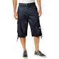 thumbnail image 1 of Ma Croix Pro Club Mens Cotton Twill Cargo Short Pants with Belt 30"-52", 1 of 4