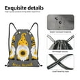 thumbnail image 3 of Yiaed Bee Kind Print Drawstring Bags Drawstring Backpack Bulk String Back Pack Gym Sport Bag-Small, 3 of 5