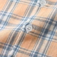 thumbnail image 6 of IROINNID Summer Toddler Clothes Lapel Lattice Short-sleeved Shirt Top With Pocket Baby Boys and Girls 4-5 Years, 6 of 8