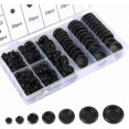 thumbnail image 1 of 170 Pieces Rubber Plugs, Rubber Grommet Assortment, Rubber Grommets Hole For Cable And Connector Auto Machine Pump Cable Grommet - 18 Sizes (ruigou)-y, 1 of 5