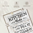 thumbnail image 6 of Elephant Stock Clean Kitchen Wall Sign Wall Art - Vertical Multi Panel Canvas - Living Room Wall Decor - Wall Signs Multi Panel - Black And White Decor - 32" x 50", 6 of 8