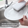 thumbnail image 3 of 5 Pieces Double Sided Scouring Pads Non-Scratch Glass Cups Pots Cleaning Sponge Dish Washing Kitchen Scrubbers, Type 2, 3 of 6