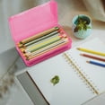 thumbnail image 4 of Herunwer Plastic Pencil Box Large Capacity Pencil Boxes Clear Boxes With Snap-tight Lid Stackable And Stylish Office Supplies Storage Organizer Box, 4 of 4