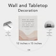 thumbnail image 6 of Bible Verse Watercolor Canvas Print Decor When My Heart is Overwhelmed Psalm 61 : 2 Wall Painting Modern Home Posters Artwork Decoration 12\u201dX15\u201d (Framed)\u2026, 6 of 6