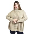 thumbnail image 1 of Sueter de cuello alto Roman Fashion /Tallas Extras, 4010 (Cafe) cafe 36, 1 of 6