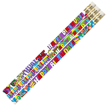 UPC: 0809263013556 | Musgrave Pencil Company Birthday Supreme Motivational/Fun Pencils  Pack of 144