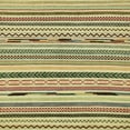 thumbnail image 1 of Ahgly Company Indoor Square Abstract Ginger Brown Green Abstract Area Rugs, 4' Square, 1 of 6