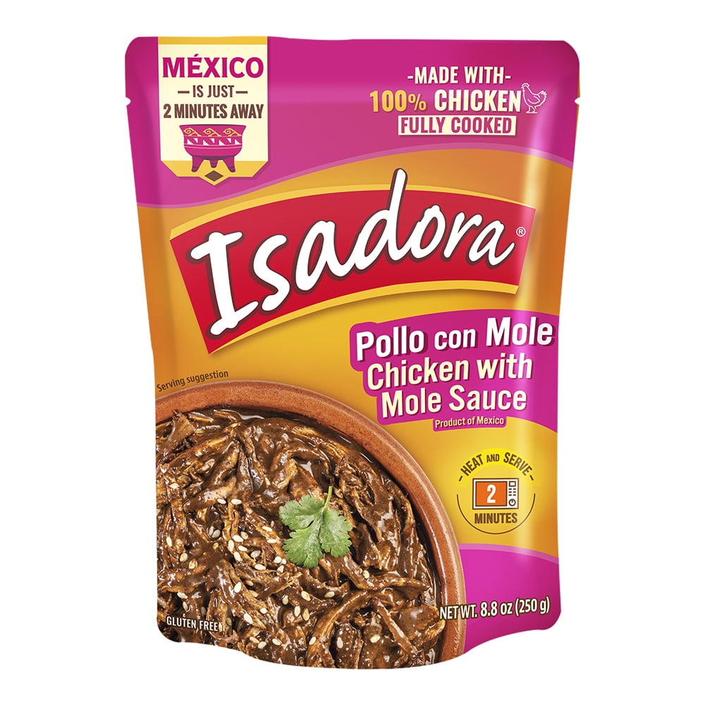 (8 pack) Isadora Chicken with Mole Sauce, 28 oz
