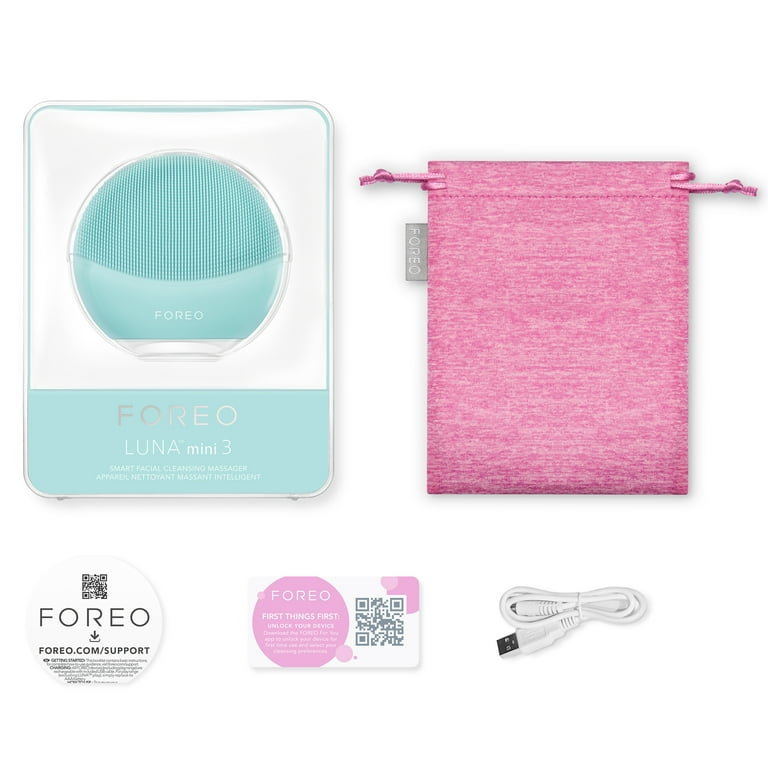 FOREO, LUNA MINI 3 Cleansing Facial Brush, Mint, Compact