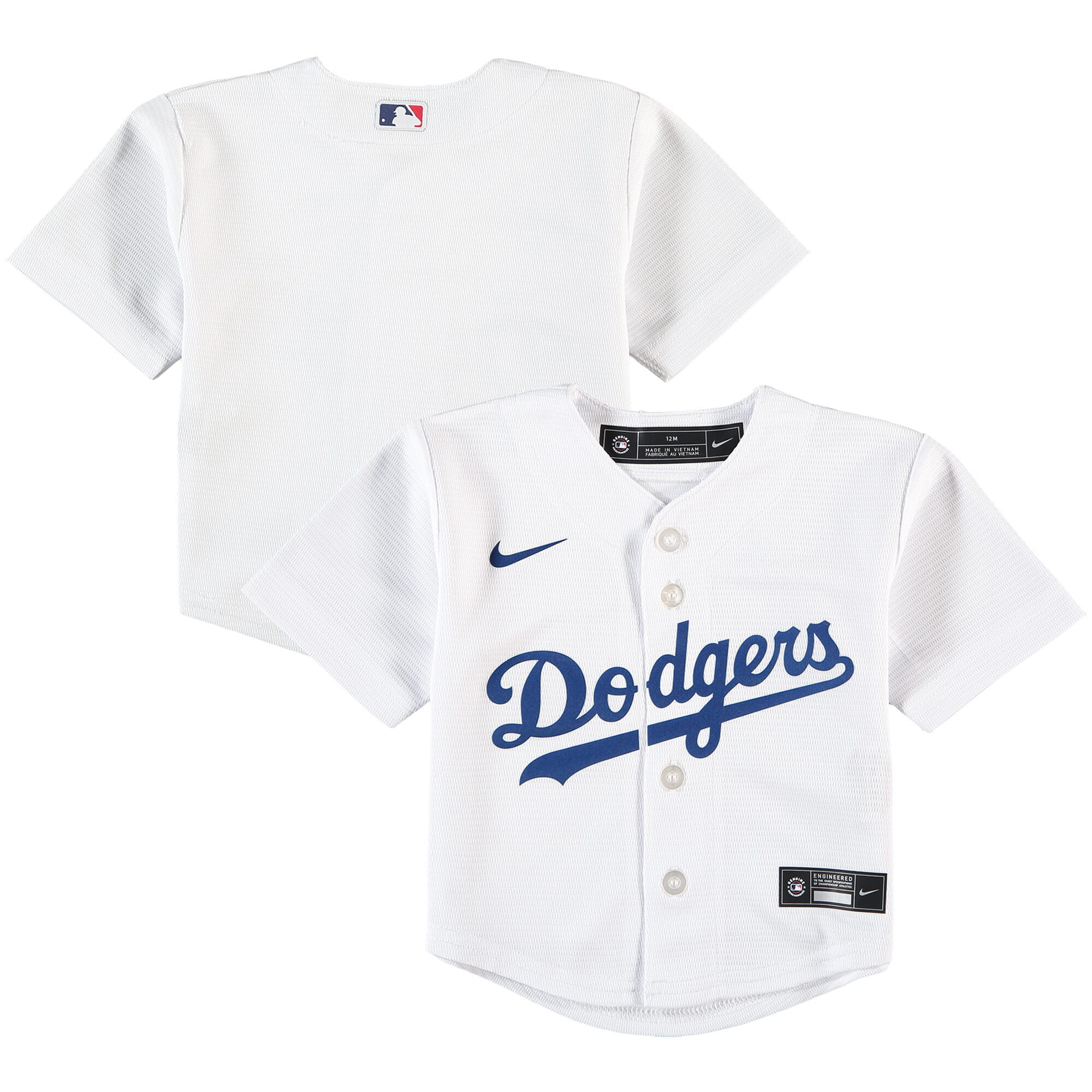 Los Angeles Dodgers Nike Infant Home 2020 Replica Team Jersey - White - Walmart.com ...