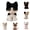 black white, variant on Bulk Sitting Pose Kitten Plush Toys Soft Cartoon Pet Cat Doll Cute Office Desktop Decor Funny Gift To Family