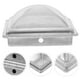 thumbnail image 5 of 4 Uds. Tapa de poste de valla de Metal para cubierta y jardín, diseño de pirámide decorativa, adorno de valla, resistente a la intemperie, reemplazo de tapa de poste de valla de jardín, 5 of 7