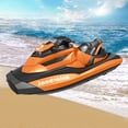 thumbnail image 4 of Lancha Rc 4CH 2.4G T16B RC Motorboat Impermeable Recargable para Niños Niñas (Naranja), 4 of 5