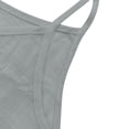 thumbnail image 5 of WTOBBY Women's Summer Vintage Cotton Linen Small Camisole Bottom Vest Loose Inner Tops, Breathable and Retro-Inspired for Layering, Perfect as an Undershirt or Solo Piece,Gray S, 5 of 5