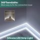 thumbnail image 4 of Tira de LED de 1 M, tira de neón blanca regulable de 12 V 6000 K, flexible e impermeable IP67, tira de LED de silicona DIY con fuente de alimentación y controlador para decoración interior y exterior, 4 of 5