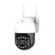 thumbnail image 3 of Cámara de seguridad PTZ para exteriores con reflector, cámara WiFi de 4MP para seguridad del hogar, cámara de vigilancia digital, visión nocturna, detección de movimiento, cámara solar IP66, 3 of 9