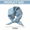 thumbnail image 2 of TELOLY Bandanas for Women,Green Grid Blue Bandana,58*58cm Cotton and Linen Bandana,Style1, 2 of 4