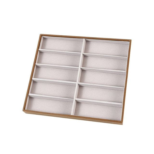 Glasses Tray Glasses Storage Box Multipurpose Eyeglasses Shelf Display Organizer 10 pair