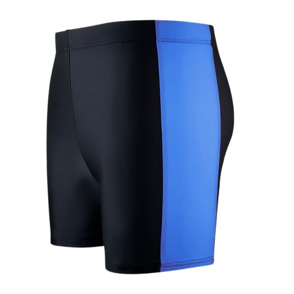 Men's Color Block Swim Trunks - Square Leg Swim Shorts for Pool/Beach Athletic Wear