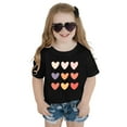thumbnail image 4 of Toddler Girl Tops 5-6 Years Pullover Tops Back To School Shirt Graphic Print T Shirt for Boys And Girls Black, 4 of 4