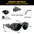 thumbnail image 5 of Gafas de Seguridad ULTREMA US90223B03 para Terapia de Luz Roja IPL y Bronceado 200-2000nm, 5 of 5