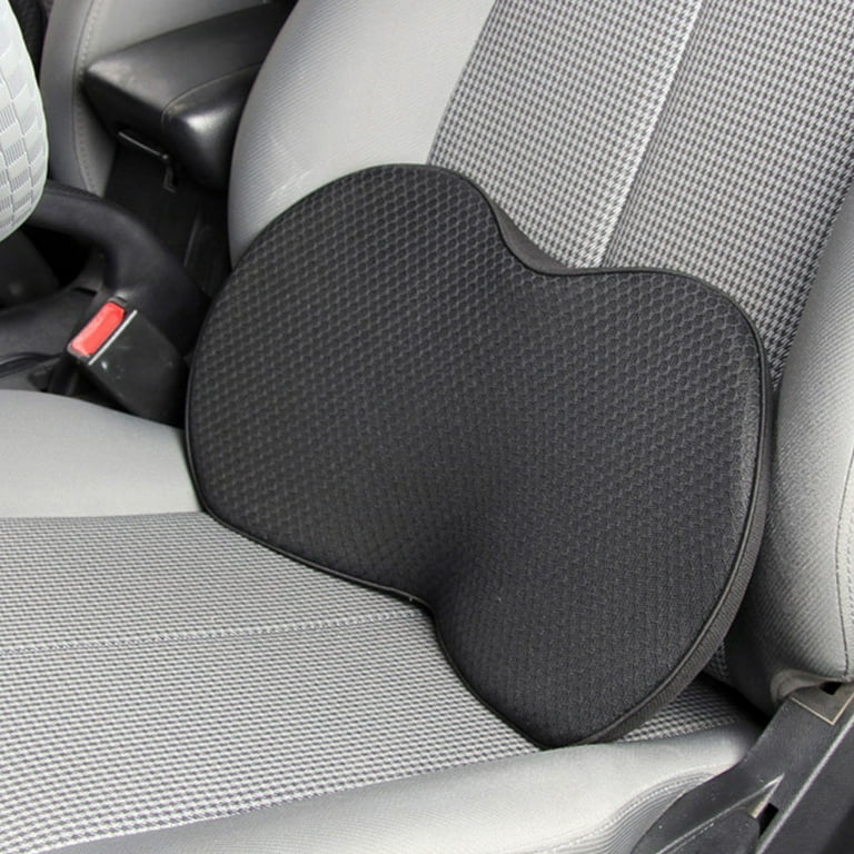 Lulshou Car Wedge Seat Cushion for Car Seat Driver/Passenger- Wedge Car Seat Cushions for Driving Improve Vision/Posture - Memory Foam Car Seat