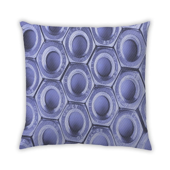 Ahgly Company Outdoor Square Contemporary Throw Pillow, 18 inch by 18 inch