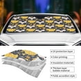 thumbnail image 5 of Bingfone Mouse Cheese Car Windshield Sun Shade Protector Keep Your Vehicle Cool Sun Shield Visor Cover Foldable for Car Truck SUV-Medium, 5 of 8