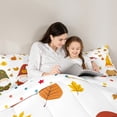 thumbnail image 5 of Homewish Cartoon Gnome 3 Pieces Queen Comforter Set For Female Men Adults,Farmhouse Harvest Ultra Soft Bedding Sets,Happy Fall Autumn Bedding Comforter Set,Luxury Bedroom Decor,Reversible, 5 of 8