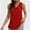 Red, variant on Women V Neck Curved Hem Tank Tops Summer Casual Sleeveless Loose Fit Tunic Tops