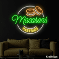 thumbnail image 3 of Craftnamesign Macarons Neon Sign, Cake Shop LED Sign, Pastries Decor, 3 of 4