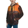 thumbnail image 2 of Gaeub Tree Hollow Meditating Giraffe Men's Hoodie,Heavyweight Hooded Sweatshirt for Men-Medium, 2 of 6